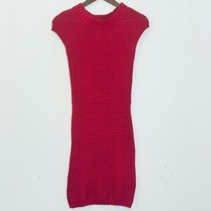 Glimmer by TJ Basics Pink Knit Sweater Dress – Size S